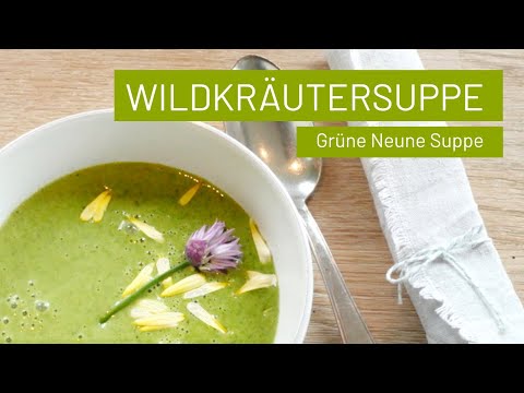 Wildkräutersuppe mit Giersch und Brennnesseln | vegan