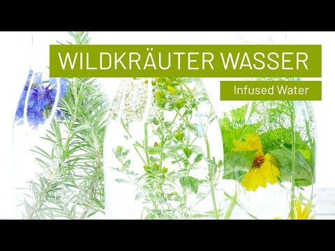 KräuterWasser | Aromatisiertes Wasser | Infused water mit Wildkräutern