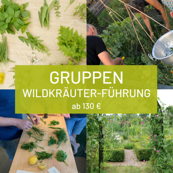 Gruppen Führung und Rundgang Wildkräuter Gutschein